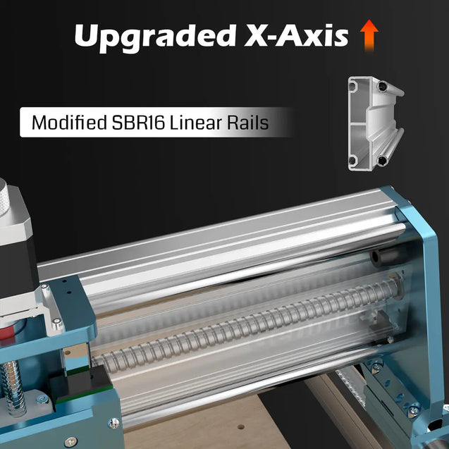 4040-PRO MAX CNC マシン、710W トリマーおよびリニア レール ドライブ、改良された XZ 軸