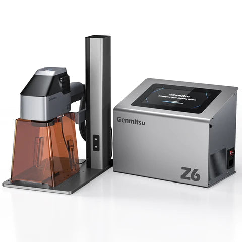Z6 20W デュアル レーザー マシン彫刻機、高速金属エッチング