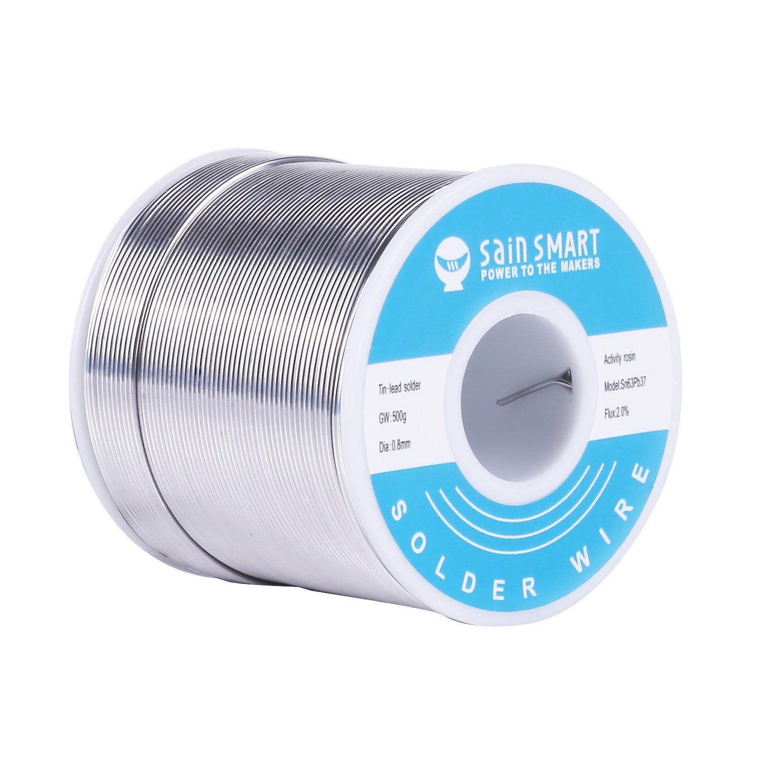 SainSmartはんだワイヤ- 0.8mm 500g -Sn63 Pb37 – SainSmart Japan
