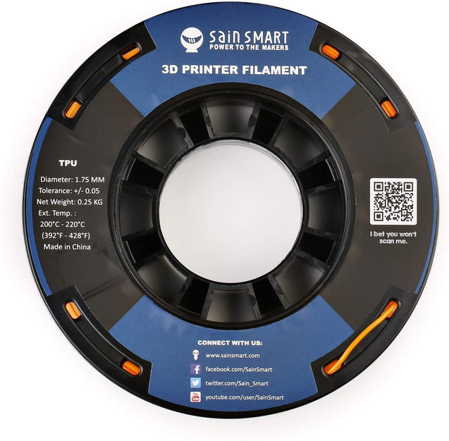 サインスマート(SainSmart)小さなスプール1.75mm TPUフレキシブル3Dフィラメント250g / 0.55lb、寸法精度±0.05mm、ショア95A、マンゴー・モヒート