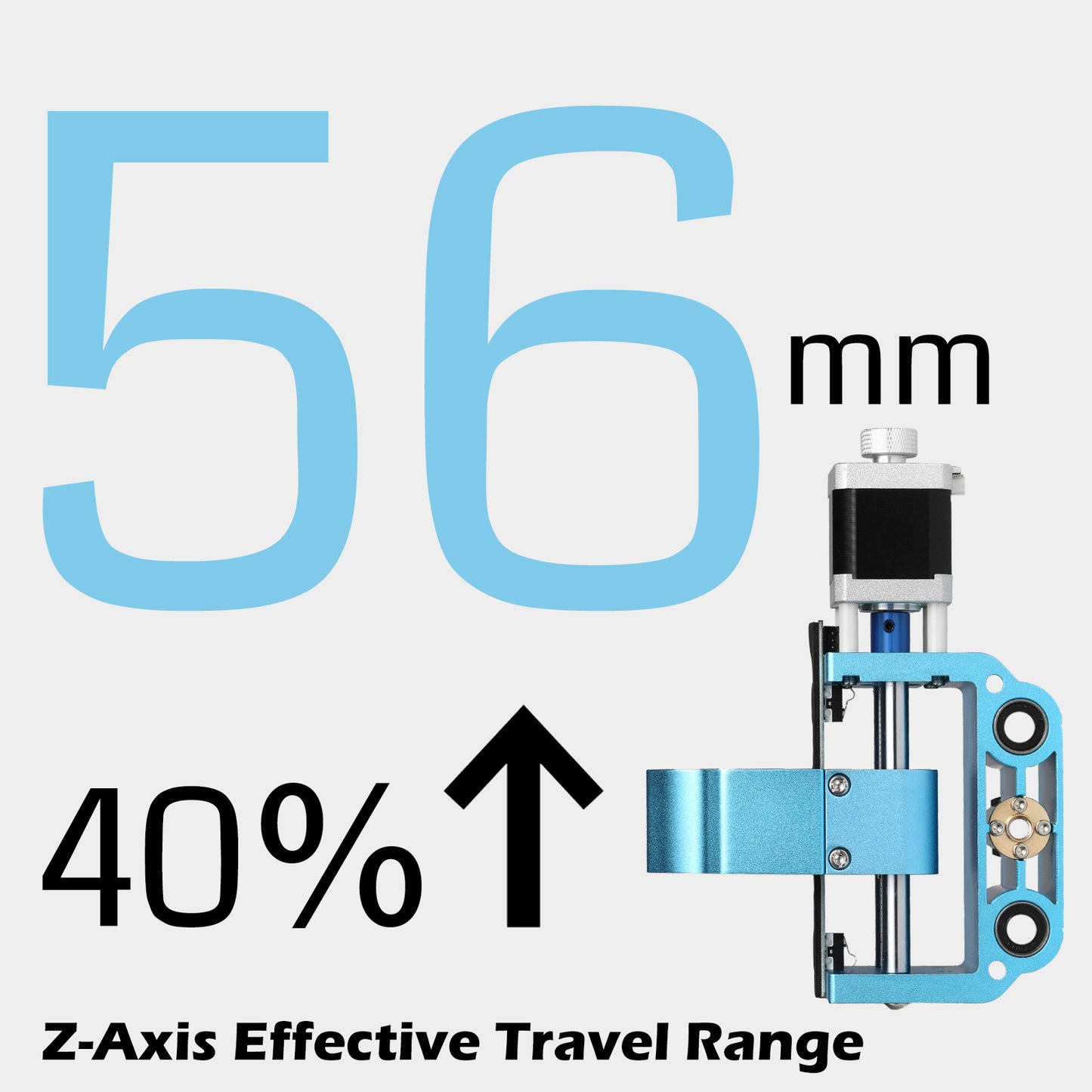Genmitsu アルミ Z軸 スピンドルモーター マウント  300-500W スピンドルホルダー