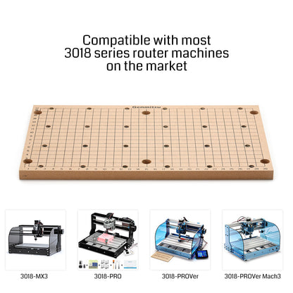 3018 CNC ルーター用 3018 MDF スポイルボード スケール グリッド