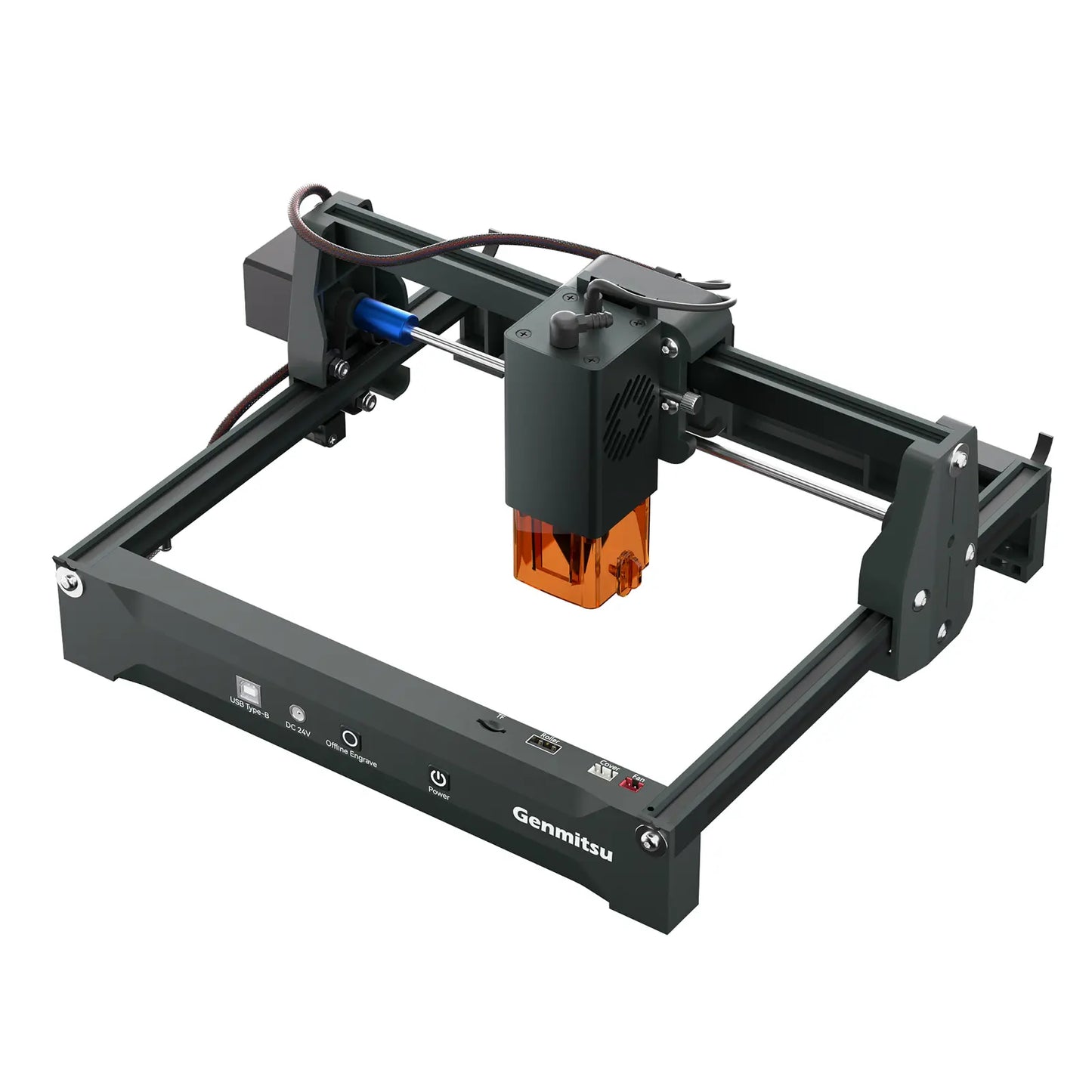 Kortekレーザー彫刻機、2.5W/5W/10W、±0.01mm高精度、IRレーザー対応、ポータブルCNCレーザー切断機