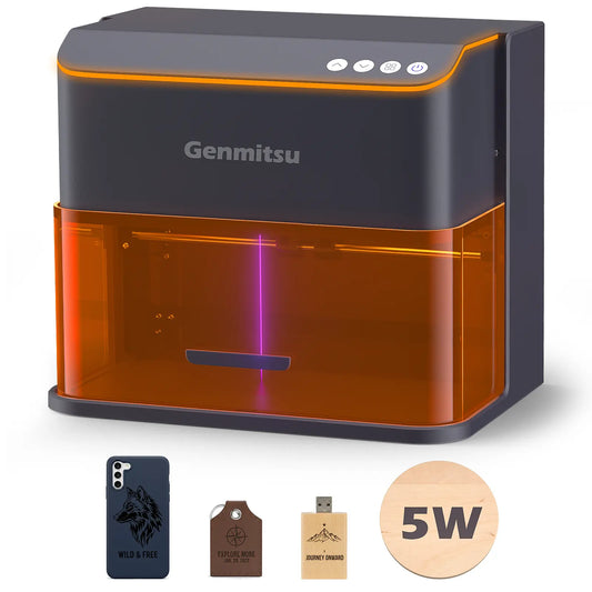 Kintix ガルバノレーザー刻印機 5W/10W、90,000 mm/min 超高速、オートリフト機能、200x100mm 広範囲、LightBurn & アプリ対応、クラス1安全設計