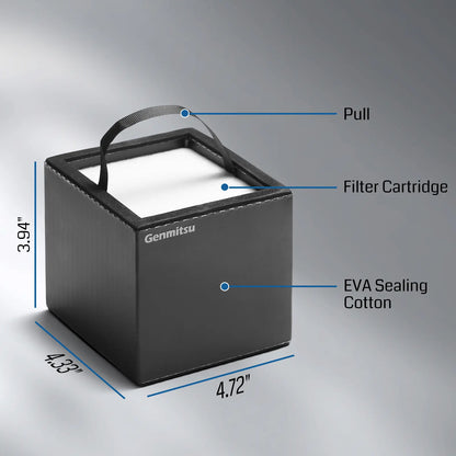 MD2集塵機用 5層ろ過交換フィルターキット | 一体型カートリッジ、99.97%の浄化率