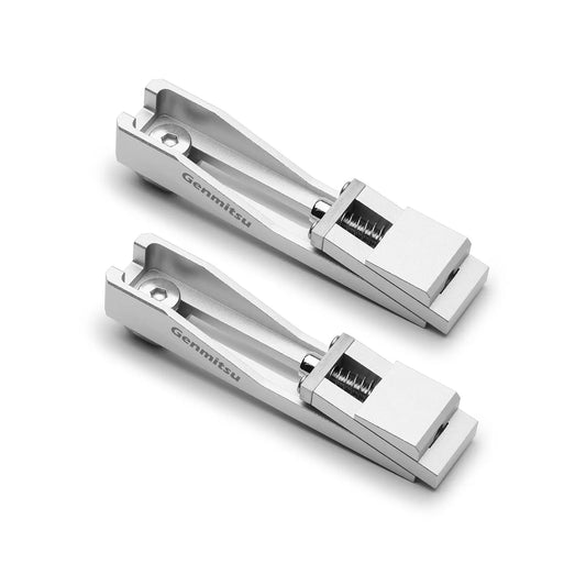 アップグレード版 CNCルーター用バイスクランプ、大型木工・金属加工プロジェクト用、低プロファイル アルミニウム サイドクランプ、サイズ 106x22x15mm、(2個/4個パック)