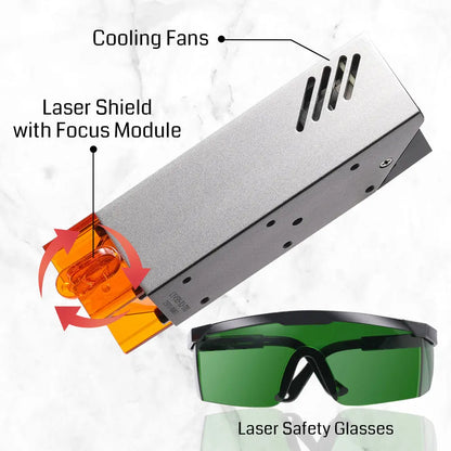 CFL55-33 5.5W 圧縮FACレーザーモジュール（4040シリーズ、3018 CNC、3020-PROシリーズCNCルーター用）