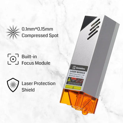 CFL55-33 5.5W 圧縮FACレーザーモジュール（4040シリーズ、3018 CNC、3020-PROシリーズCNCルーター用）