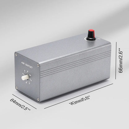 レーザー加工機用エアアシストポンプ、Genmitsu Kortekおよび市販のほとんどのCNC彫刻機・レーザー彫刻機に対応、煙とホコリを除去、デスクとレーザーレンズを保護