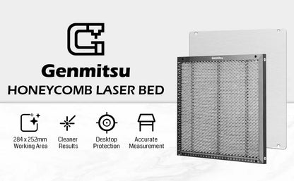 ハニカム作業台 レーザー加工機用 315 x 282 mm (12.4" x 11.1") – Kortek レーザー彫刻機・カッターに最適、迅速な放熱とデスク保護を実現するレーザー彫刻用アクセサリー