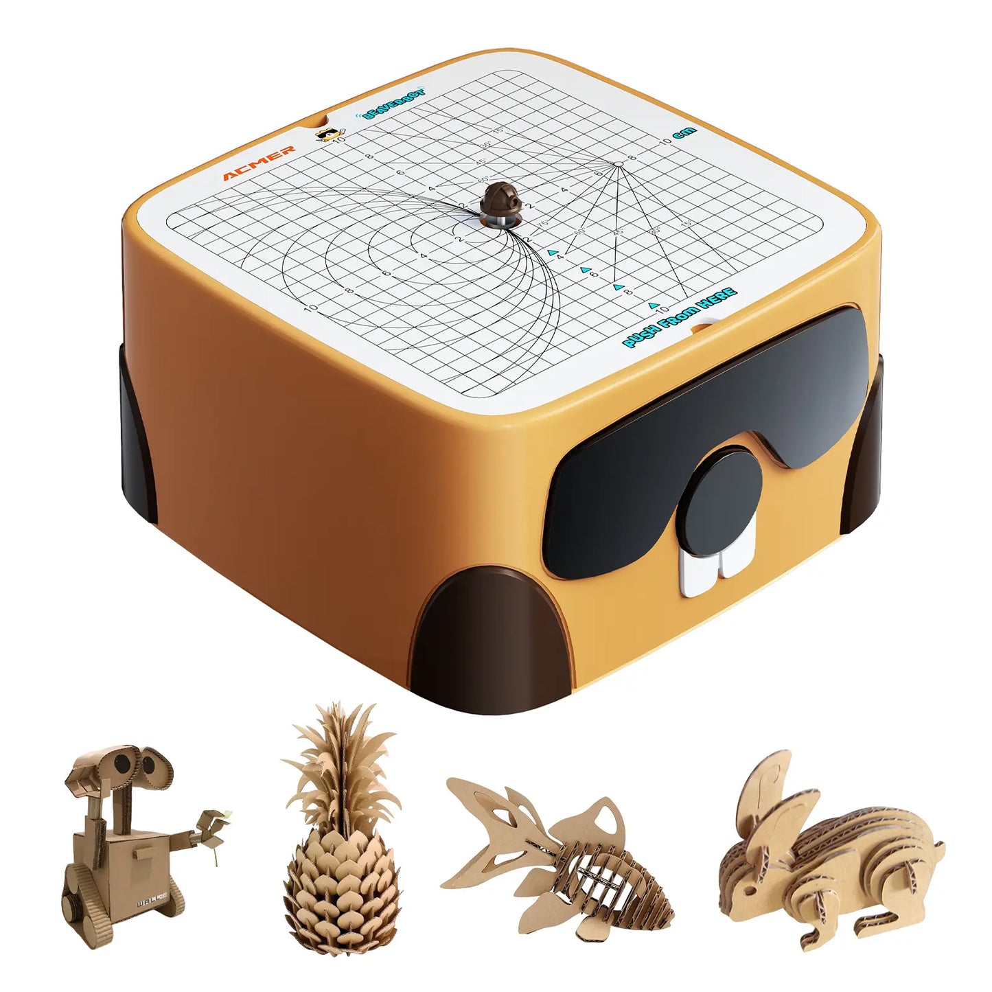 段ボールカッターC1キット、刃のない自動紙切りツール、子供たちのメーカースキルの育成を支援