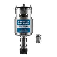 710W CNC スピンドルモータートリマールーター、直径 65mm、6 可変速度 6500-30000RPM