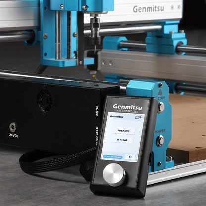 CNC ルーター マシン オフライン制御モジュール、オフラインおよび 4軸制御用のダイヤル設計、Genmitsu 4040-PRO 用