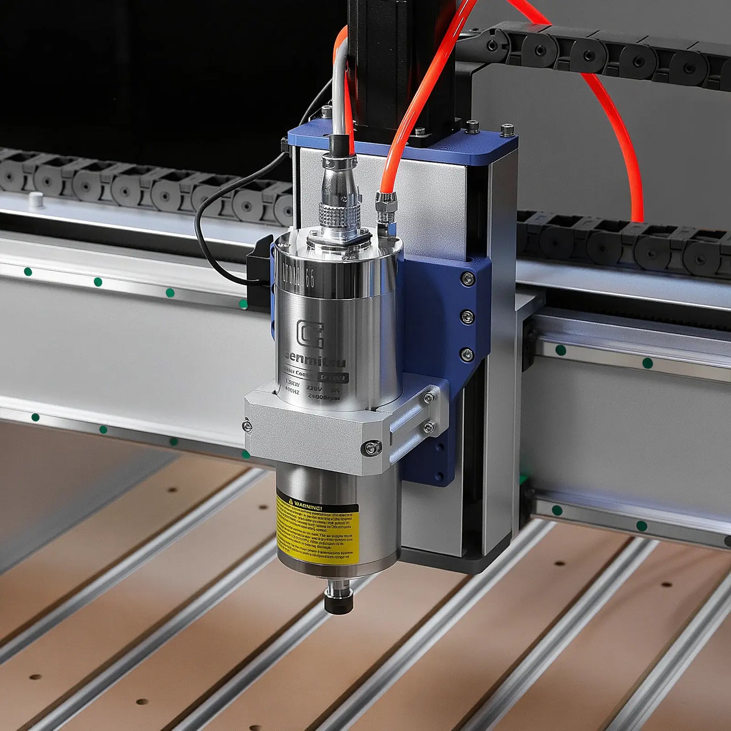 80mm径 アルミニウム製スピンドルモーターホルダーマウント CNCルーター水冷スピンドル用（Genmitsu 4040-PRO MAX/3030-PROVer MAX/3030-PROVer Ultra対応）