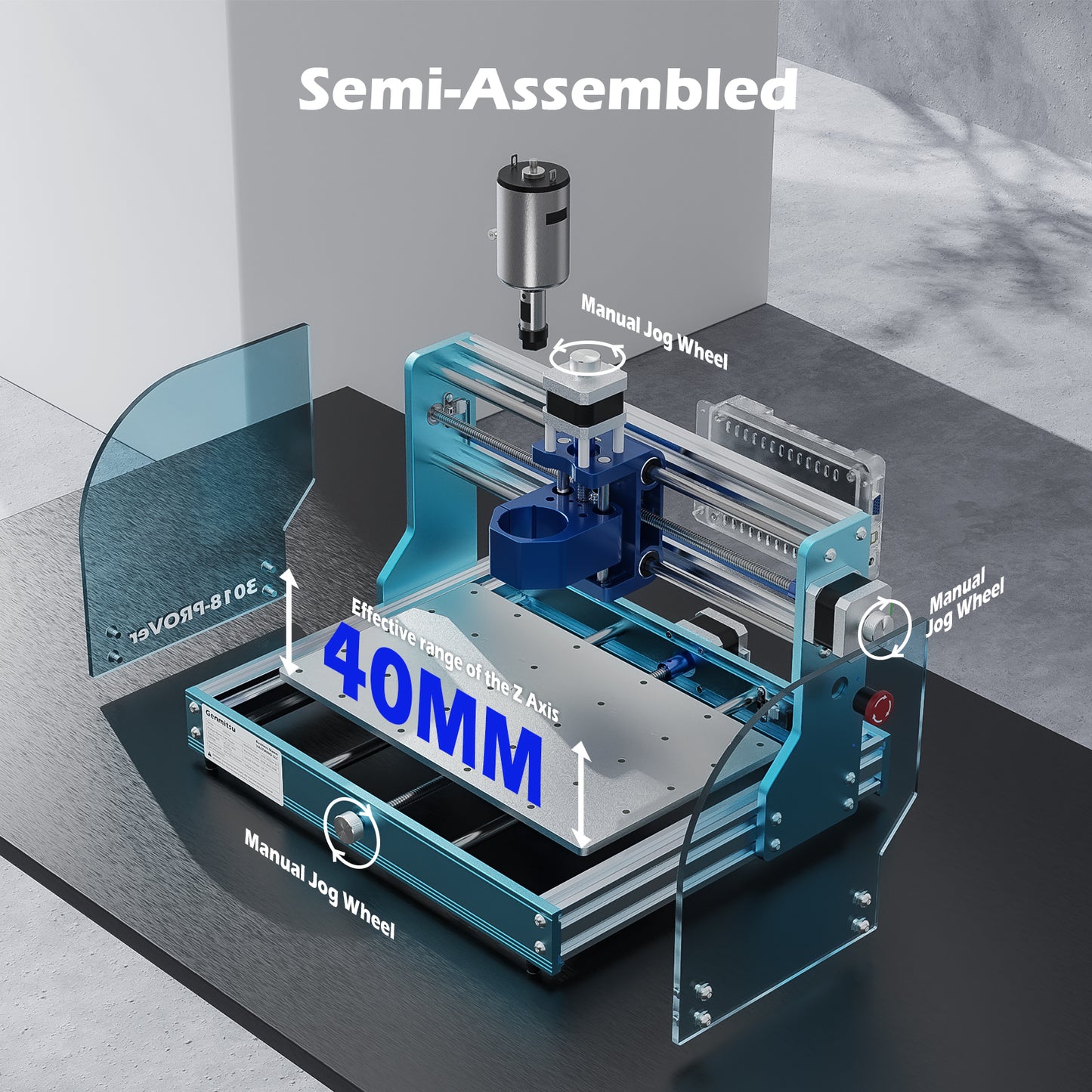 Genmitsu 3018-PROVer V2 CNCルーター 初心者に便利