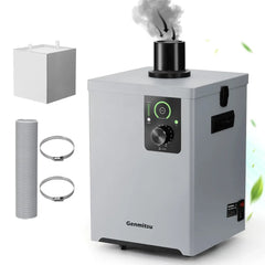 Genmitsu L8 レーザー彫刻機用 MD13 煙清浄器、4 層濾過を備えた排煙