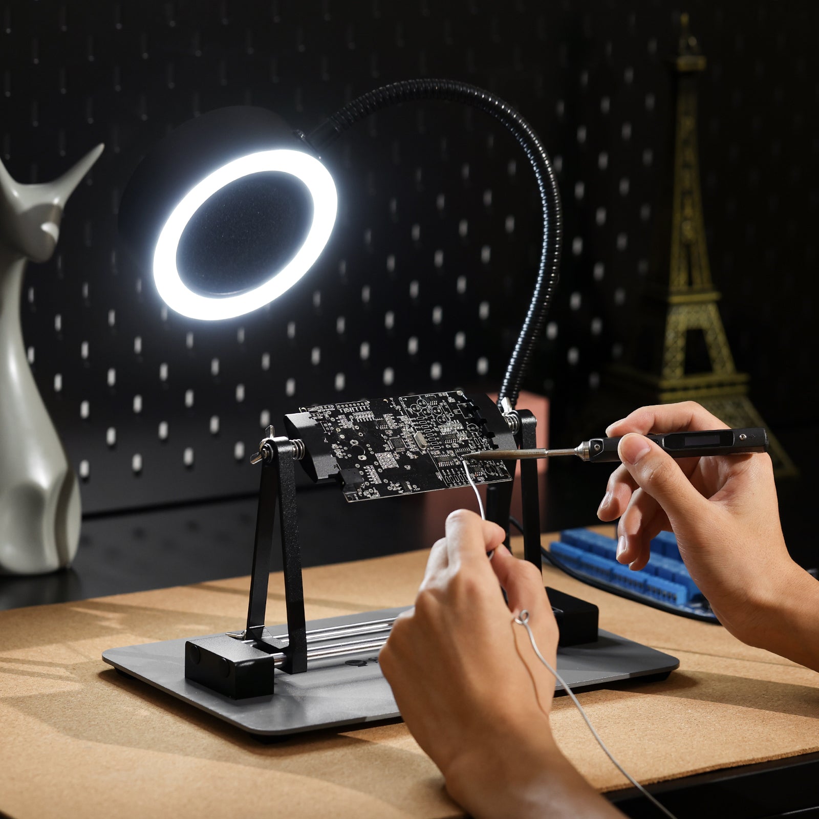 磁気調整可能回路基板ホルダー、360度回転 – SainSmart Japan