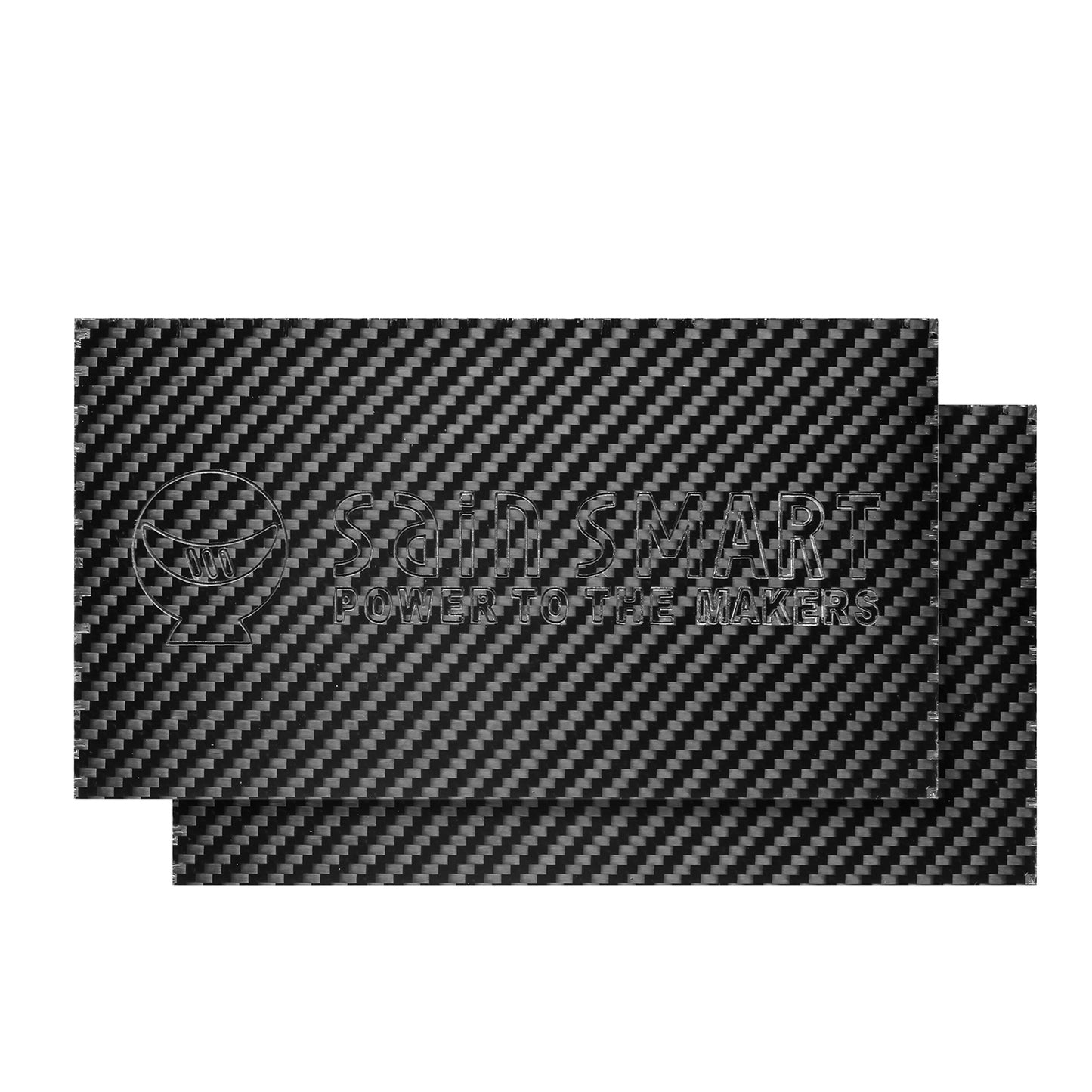 [discontinued] Genmitsu CNC材料 3K カーボンファイバープレート 炭素繊維板 黒色 2ピース 180 x 100 x 2 mm CNC彫り、 エンドミル、切断、DIYクラフトなどに適用されます