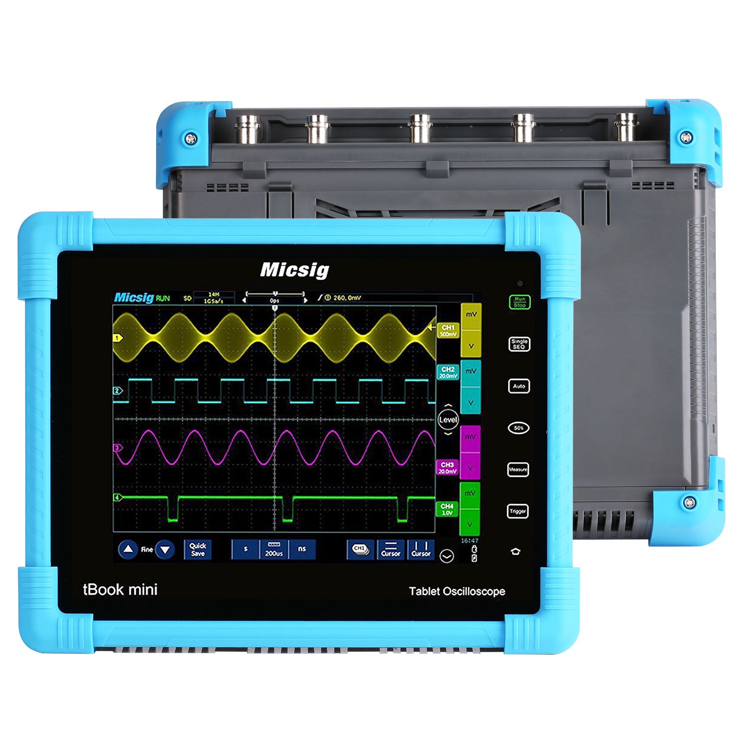 オシロスコープ oscilloscope Micsigデジタル•タブレット•ストレージ