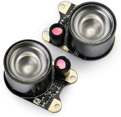 [discontinued] SainSmart 2個 赤外線LEDライトボードモジュール 調節可能な抵抗器付き Raspberry Pi と NVIDIA Jetson Nano ナイトビジョン カメラモジュールに適用