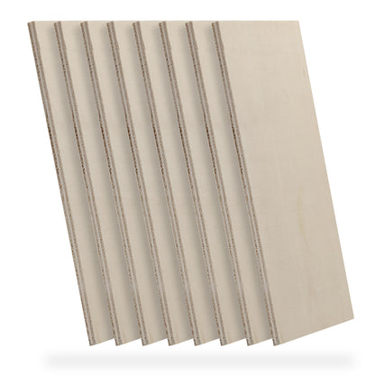 [discontinued] Genmitsu CNC材料 プレミアムポプラ合板 8ピース 175 x 100 x 5mm CNC彫り、 エンドミル、切断、DIYクラフトなどに適用されます