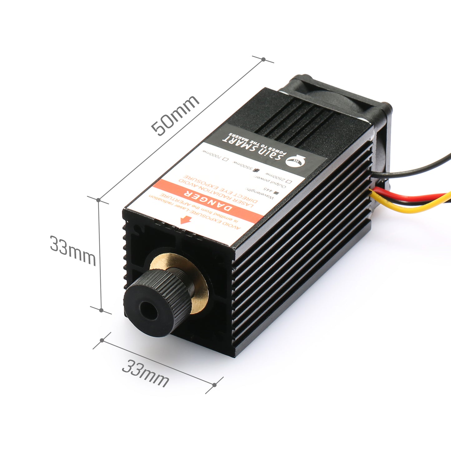 [discontinued] SainSmart 5.5Wブルー・レーザー・モジュール・キット Genmitsu CNC マシン 3018-PRO/3018/ 1810-PRO用