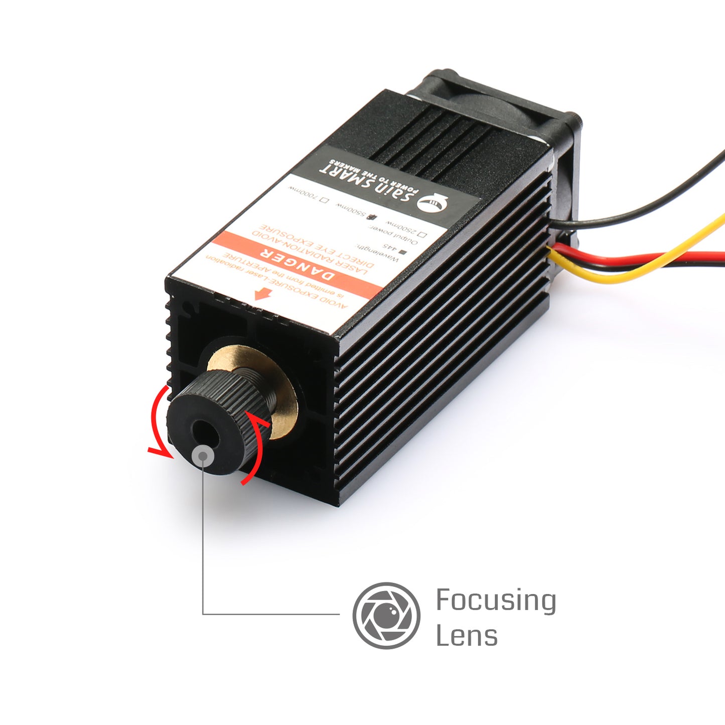 [discontinued] SainSmart 5.5Wブルー・レーザー・モジュール・キット Genmitsu CNC マシン 3018-PRO/3018/ 1810-PRO用