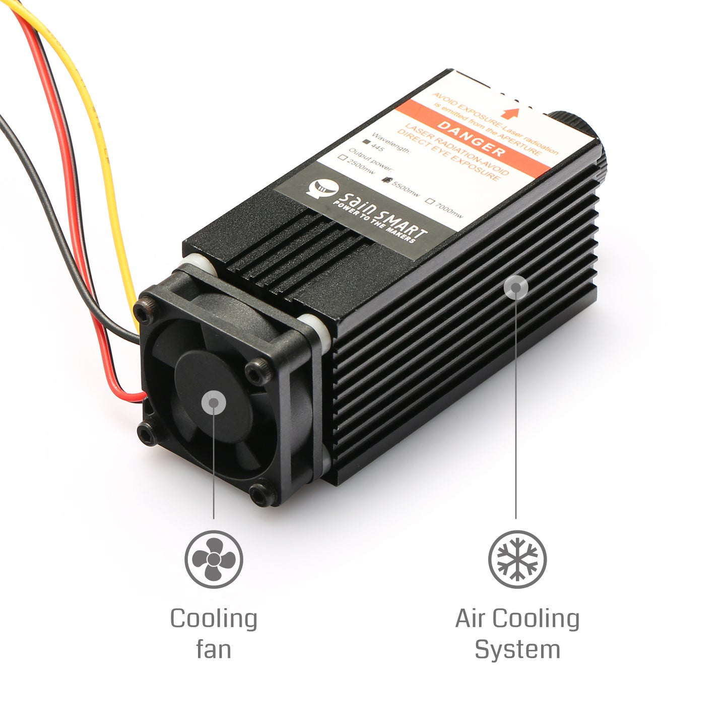 [discontinued] SainSmart 5.5Wブルー・レーザー・モジュール・キット Genmitsu CNC マシン 3018-PRO/3018/ 1810-PRO用