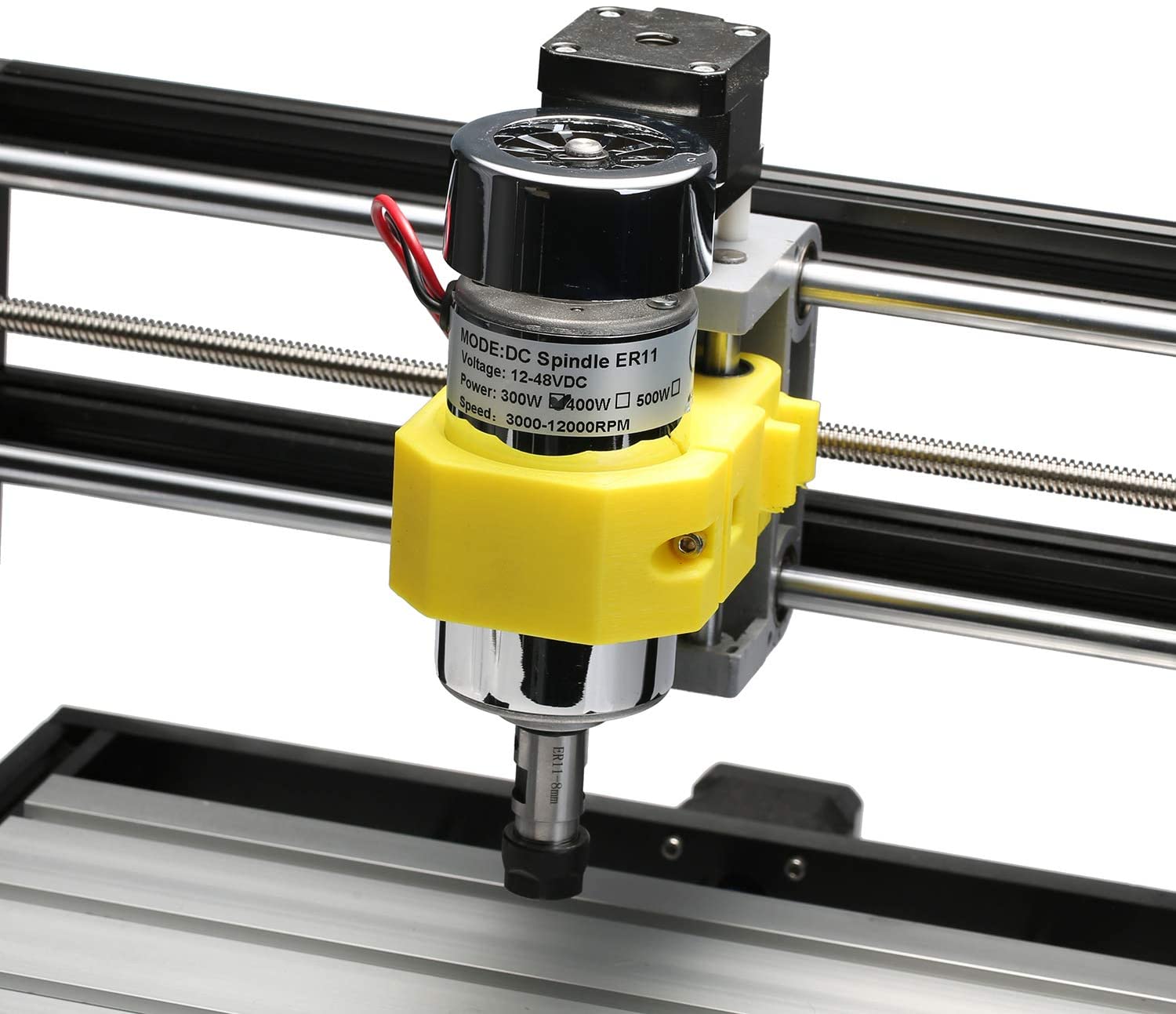 500W ER11 / ER16 CNC DC 空冷スピンドルモーター、スピード