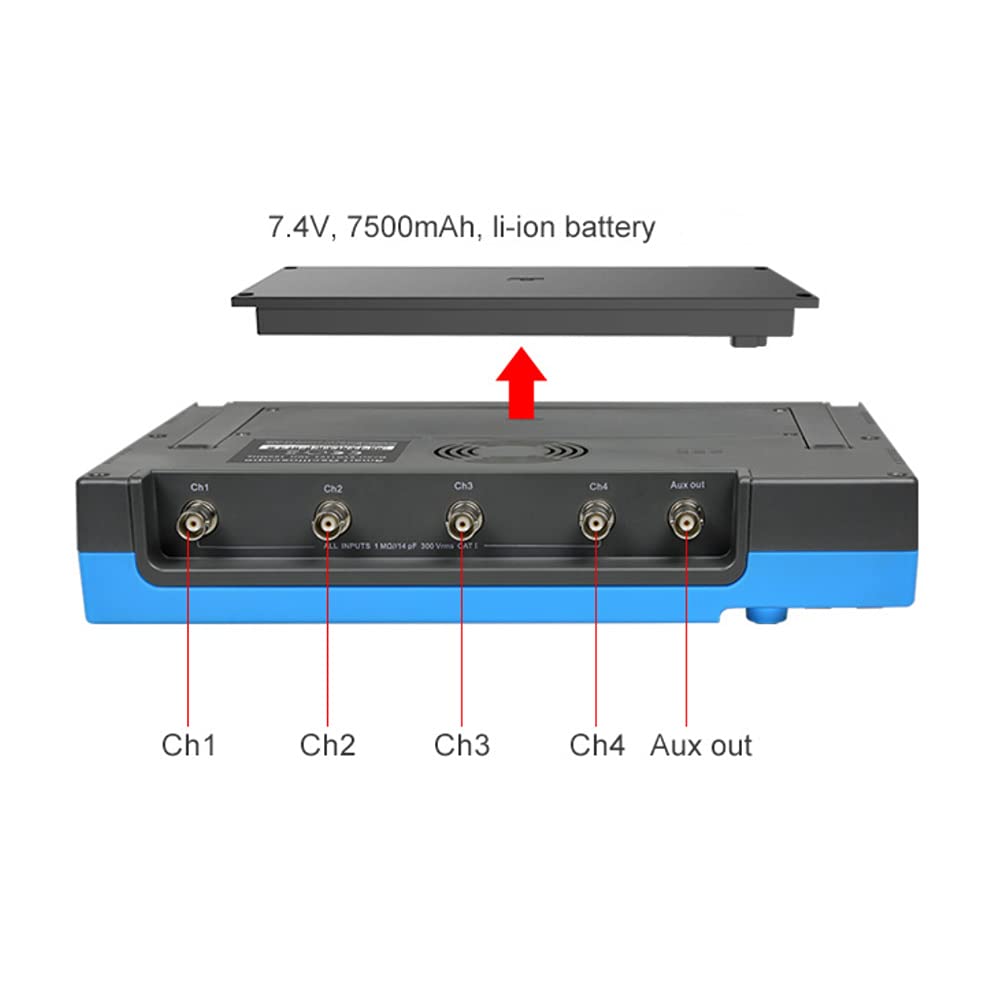 [discontinued] Micsig STO1152C 150Mhz デジタル オシロスコープ 2チャネル、 1GSa/s, 8インチ TFT ディスプレイ