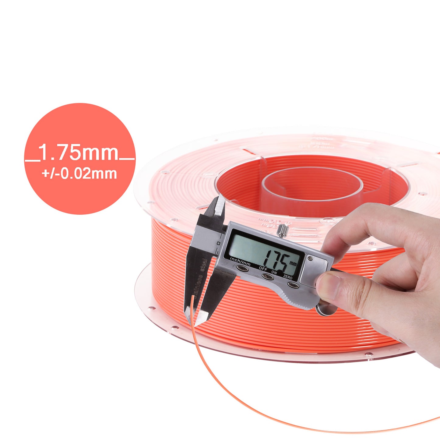 SainSmart PRO-3シリーズPETGフィラメント1.75mm 1kg / 2.2lb、コーラル-06