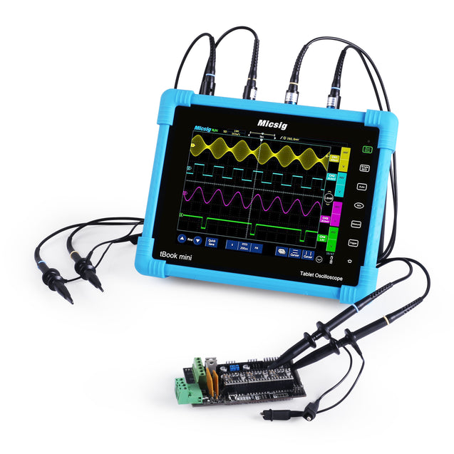 1xスクリーンマスクMicsig オシロスコープ 100MHz 4CH TO1104