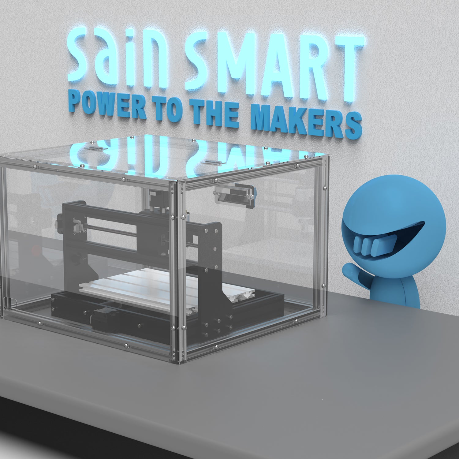discontinued] Genmitsu アクリル CNC エンクロージャー – SainSmart Japan