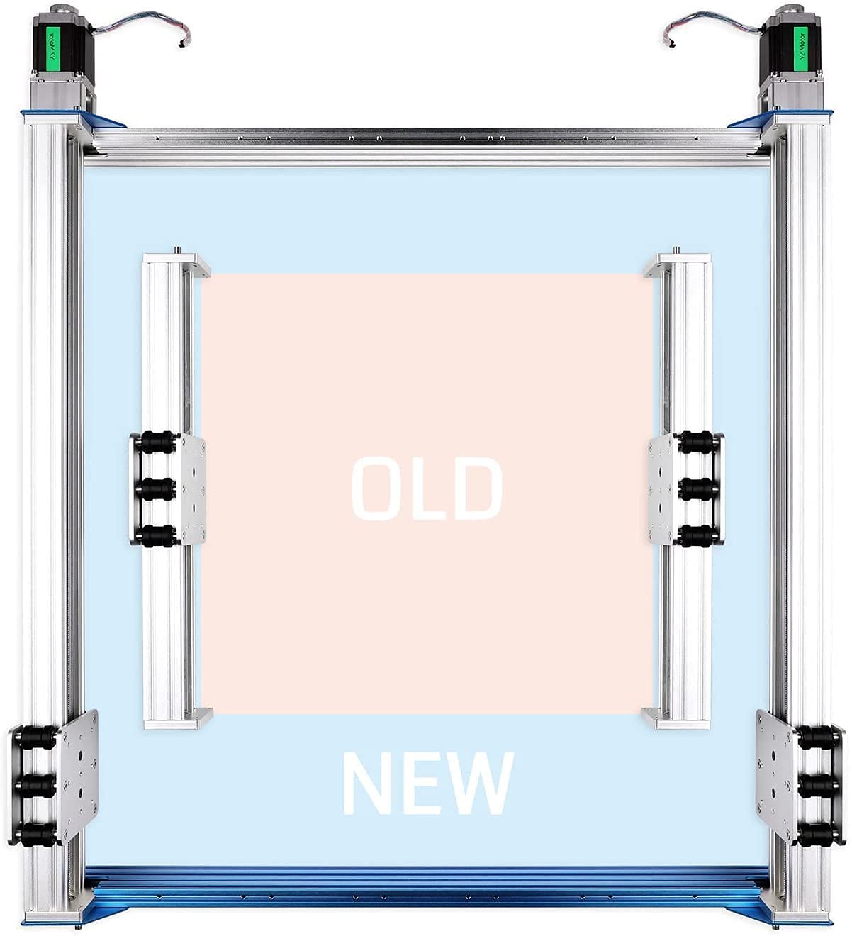 Genmitsu 24” x 24” (600 x 600mm) XY-軸 拡張キット CNCフライス盤 PROVerXL 4030用