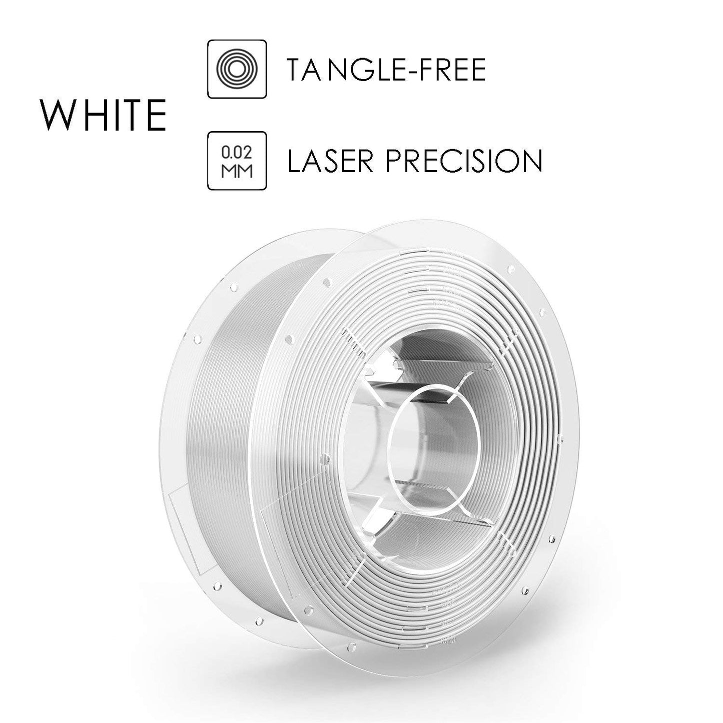 [discontinued] 白色、サインスマート（SainSmart） PRO-3シリーズPLAフィラメント1.75mm 1kg / 2.2lb