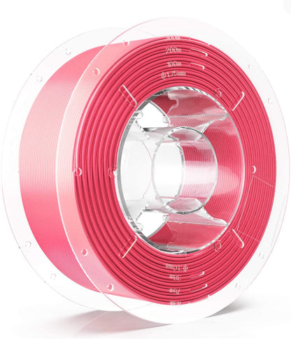 [discontinued] SainSmart シルク PLA フィラメント、PRO-3 糸絡み防止 1.75mm 3D プリンター フィラメント、寸法精度+/- 0.02mm、 1KG/2.2 LBS スプール、シルク ブルー (ピンク)
