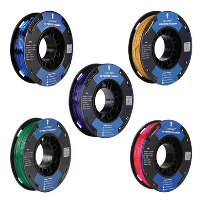 五色組2、柔軟なTPUフィラメント、小さなスプール1.75mm 250g / 0.55lb-01