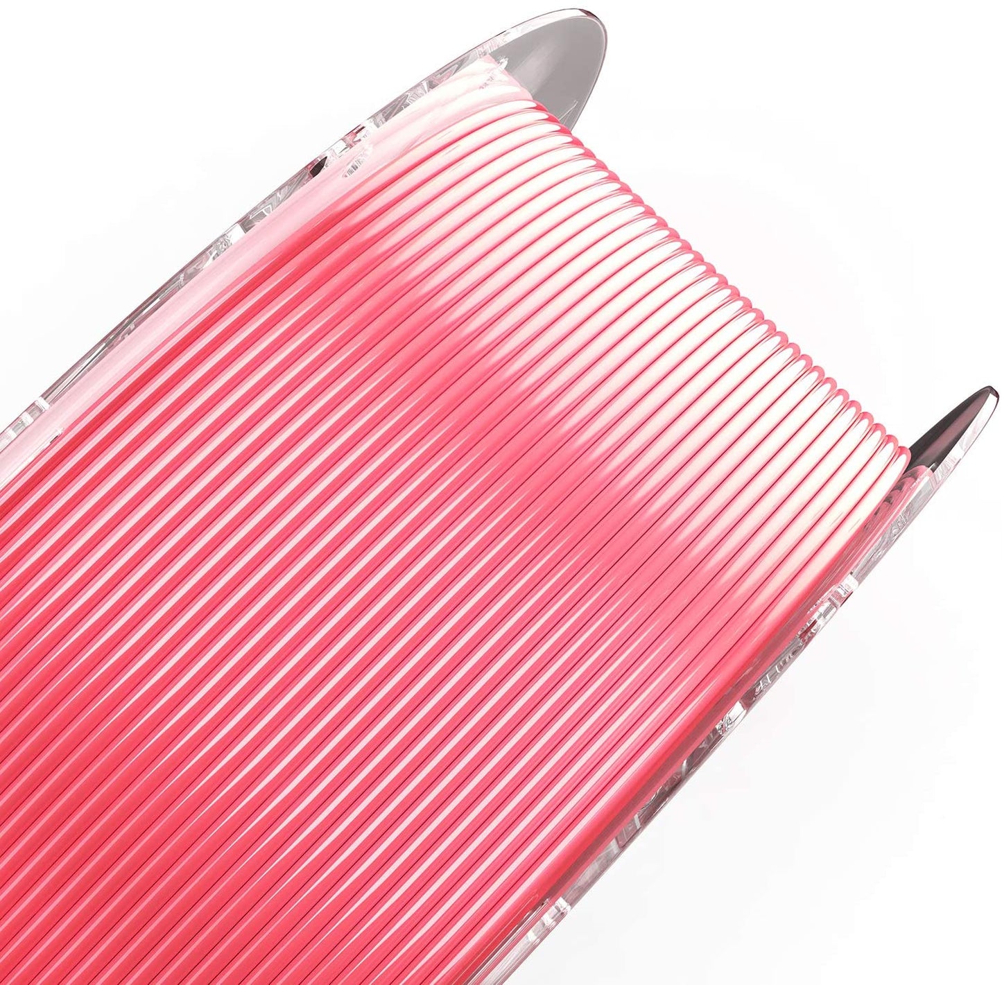 [discontinued] SainSmart シルク PLA フィラメント、PRO-3 糸絡み防止 1.75mm 3D プリンター フィラメント、寸法精度+/- 0.02mm、 1KG/2.2 LBS スプール、シルク ブルー (ピンク)