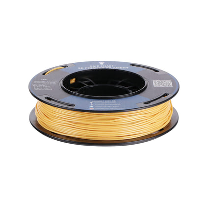 金色、柔軟なTPUフィラメント、小さなスプール1.75mm 250g / 0.55lb-02