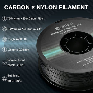 SainSmart 1.75mmブラックEpa-CF炭素繊維充填ナイロン