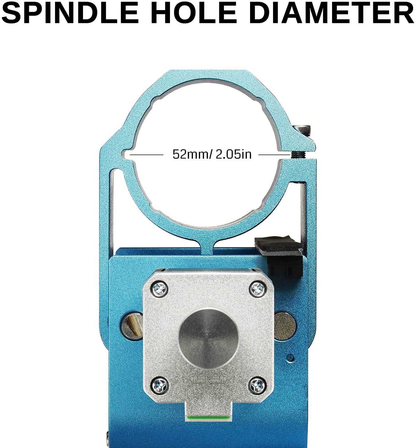 Genmitsu アルミ Z軸 スピンドルモーター マウント  300-500W スピンドルホルダー