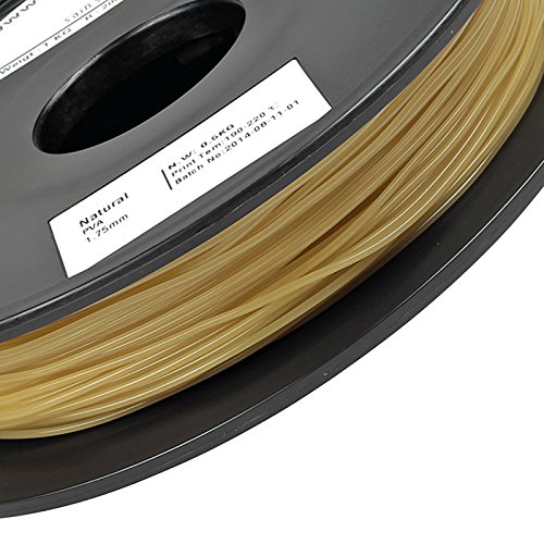 原色、水溶性PVA 1.75mmフィラメント0.5kg / 1.1lb