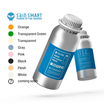 SainSmart UV 405nm 3D印刷用樹脂500ｇ、グレー、RoHS認証-05