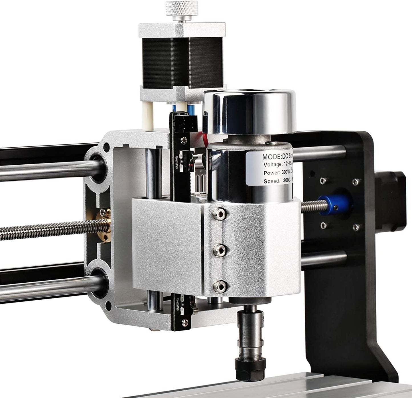 Genmitsu アルミ Z軸 スピンドルモーター マウント  300-500W スピンドルホルダー