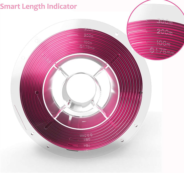 紫色、サインスマート（SainSmart）、PRO-3シリーズPETGフィラメント1.75mm 1kg / 2.2lb