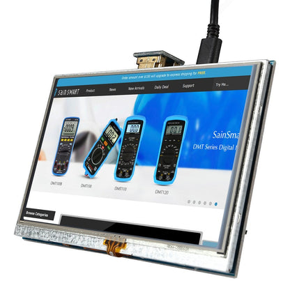 5インチ800x480 HDMI LCDタッチ•ディスプレイ、ラズベリー•パイ用-09
