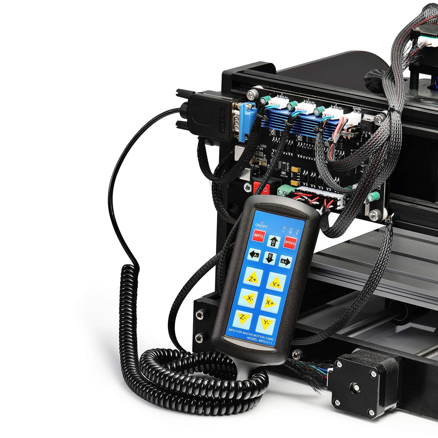 Geninitsu 3018-MX3用 CNC MPGハンディ・マニュアル・コントローラー-06