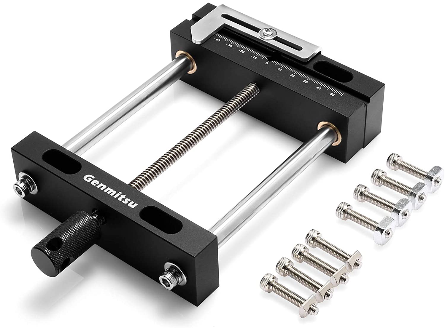 Genmitsu アルミ 万力 CNCフライス盤用 バイス、CNC ルーター
